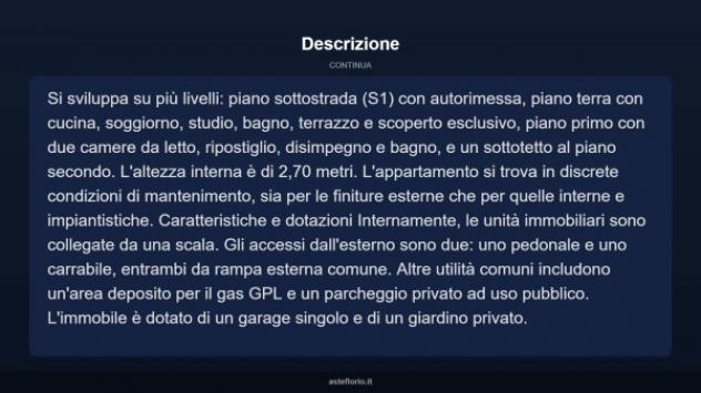 Immobile in asta di 159 m², box auto in vendita a Urbino - Foto 5