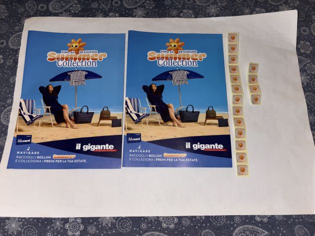 17 PUNTI E 2 CARTELLE NUOVE RACCOLTA NAVIGARE-SUMMER COLLECTION(IL GIGANTE)