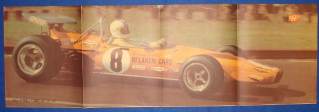 EXC.POSTER AUTOSPRINT ANNI 70: Mc LAREN-FORD M14-A2