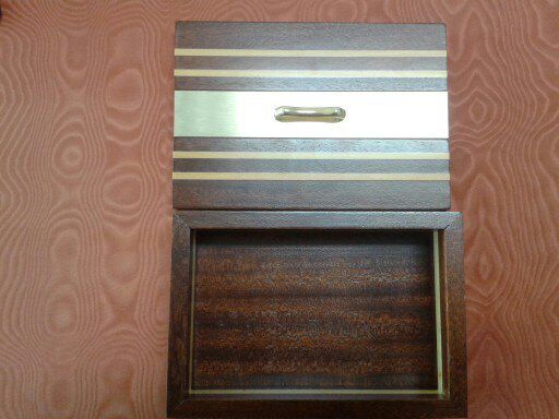 PORTAGIOIE/PORTAOGGETTI IN LEGNO INTARSIATO CON COPERCHIO - Foto 2