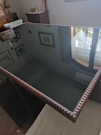 Set in rattan da esterno di alta qualità di composto da tavolo e 6 poltroncine - Foto 5