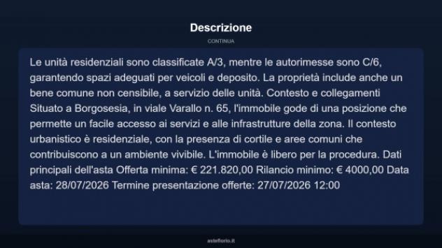 Immobile in asta di 100 m² con più di 5 locali e box auto doppio in vendita a Borgosesia - Foto 15