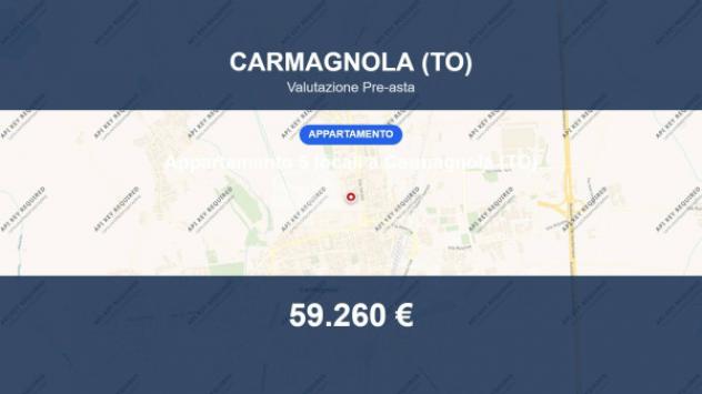 Immobile in asta di 101 m², box auto in vendita a Carmagnola