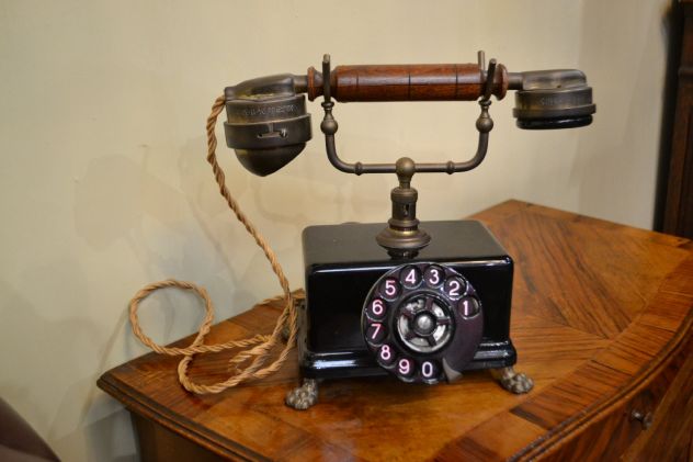 Antico telefono da tavolo anni 30 Breguet-Paris