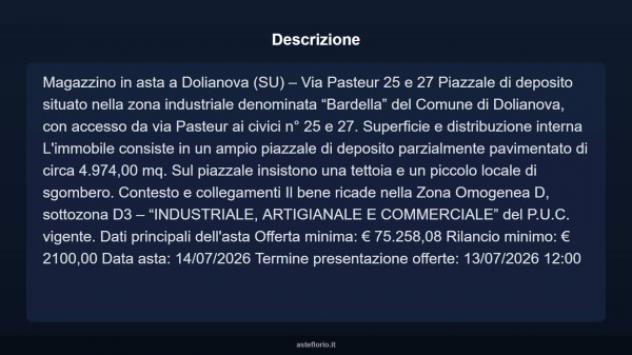 Immobile in asta di 4974 m² in vendita a Dolianova - Foto 3