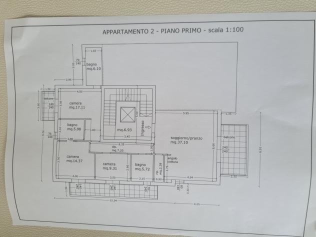 APPARTAMENTO di 5 vani e di 130 mq (PIETRASANTA) rif. MP913 - Foto 6