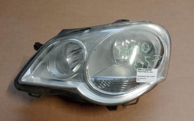 PROIETTORE SX -Hella 999-U1296567 Parti elettriche  Fanaleria  Proiettori  Proiettore ant. VOLKSWAGEN - POLO - 01-05-2005 - 01-08-2009