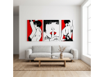 Set Quadri Pop Art dipinti a mano Valentina Crepax