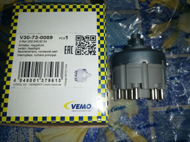 Interruttore fari e devio frecce Mercedes W124