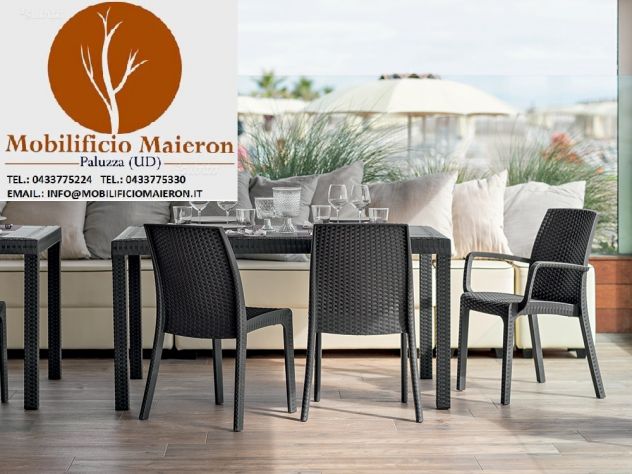 Set Sedie Tavoli Lucca Arredamento Bar Ristorante Bar Esterno - Foto 6