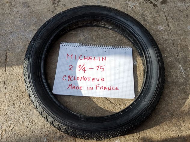 Copertone pneumatico ruota ciclomotore Michelin 2 ¼ 15 Cyclomoeur France