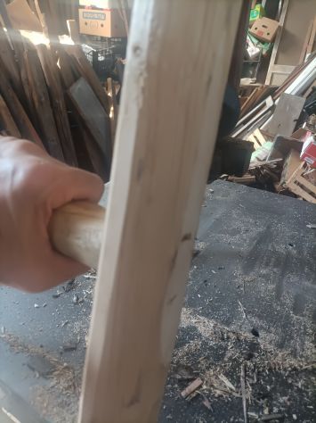 Scale pioli varie misure e forme in legno castagno - Foto 5