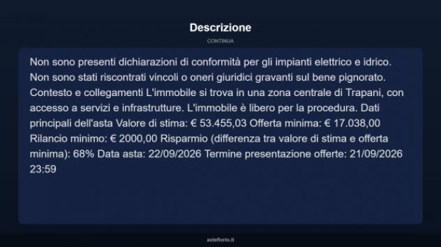 Immobile in asta di 81 m² in vendita a Trapani - Foto 17