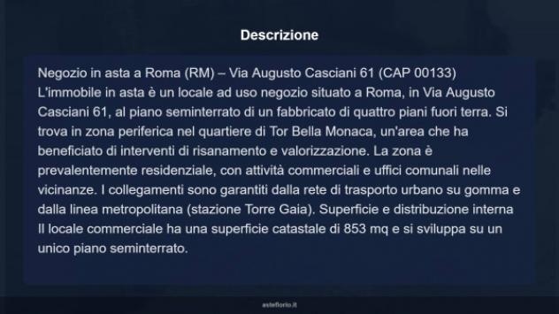 Immobile in asta di 853 m² in vendita a Roma - Foto 9