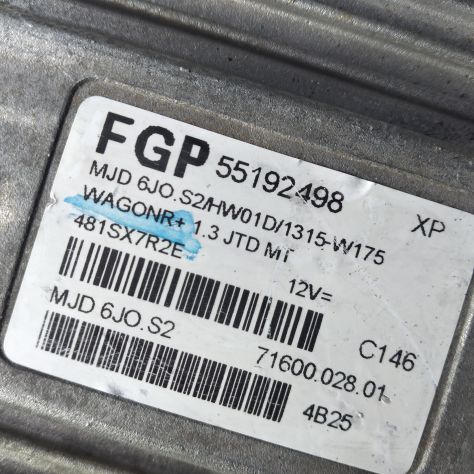 ECU Suzuki Wagon R + 1.3 DDiS II FGP 55192498 MJD 6JO.S2 Centralina motore Suz - Foto 6