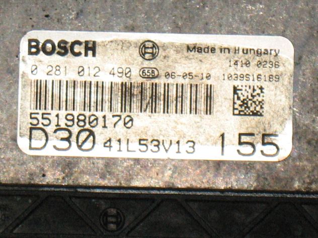 0281012490 KIT ECU DUCATO 3.0 EDC16C39-5.A7 551980170 1349986080 1349511080 - Foto 2