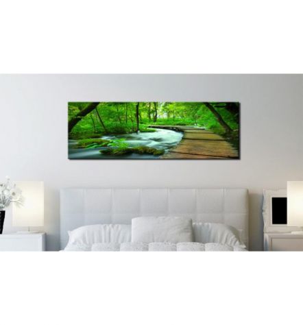 Quadro Sulla Passerella Cm. 120x40 E 135x45 - ARREDALACASA - Foto 2