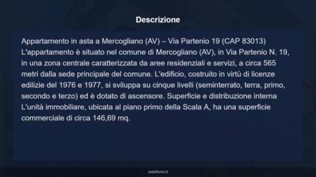 Immobile in asta di 146 m² con più di 5 locali in vendita a Mercogliano - Foto 17