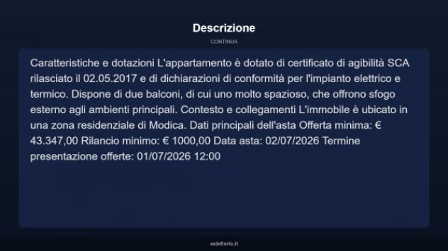 Immobile in asta di 98 m² in vendita a Modica - Foto 4