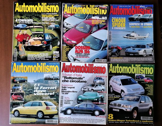 Riviste Automobilismo dall'anno 1997 al 2011