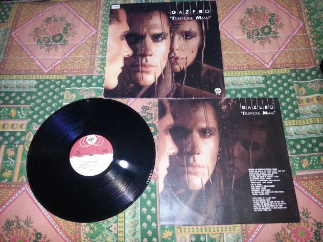 VINILE COME NUOVO,RARISSIMO,33 GIRI:GAZEBO TELEPHONE MAMA,1984,1° STAMPA ORIGIN - Foto 2