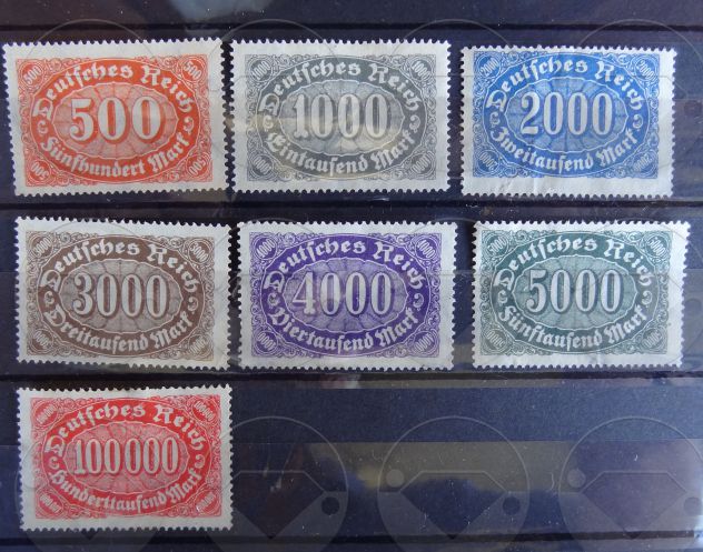 GERMANIA 1922 Lotto di 65+5 francobolli - Foto 4