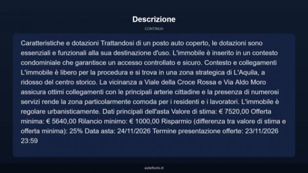 Immobile in asta di 12 m² in vendita a L'Aquila - Foto 9
