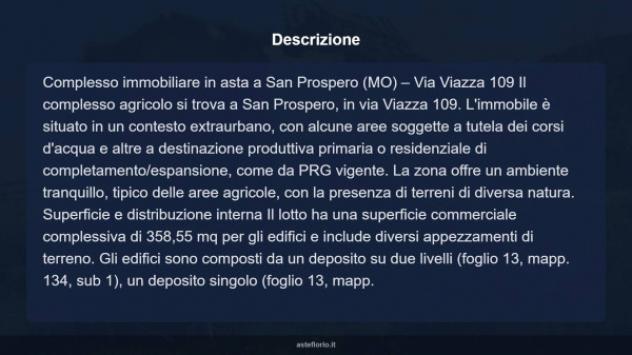 Immobile in asta di 358 m² in vendita a San Prospero - Foto 10