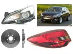 Opel  Astra frontale ossatura rinforzo radiatore parafango 2012 13 14 15 J Gtc
