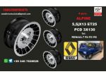 Cerchi ALPINE 13 pollici R4 R5 R6 r7 rodeo renault