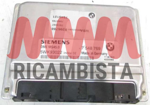5WK93022 BMW 525i Touring centralina motore Siemens