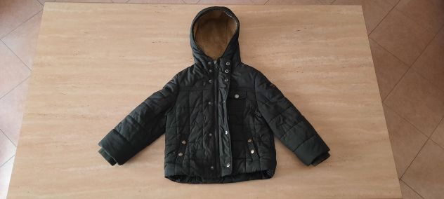 GIUBOTTO INVERNALE CON CAPPUCCIO BAMBINO 4 ANNI "ORIGINAL MARINES" VERDE SCURO - Foto 2