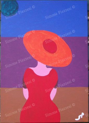 Quadro di Simone Piazzesi - L'ATTESA (2017)