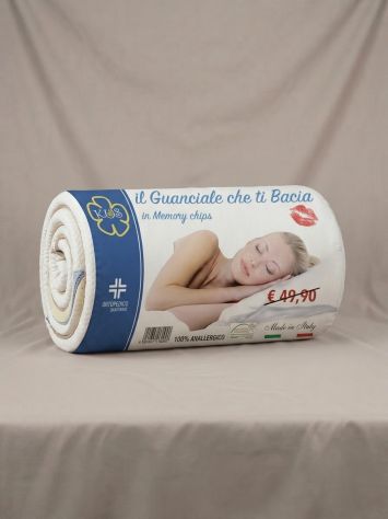 Coppia Cuscini Guanciali Memory Foam "Kios" 100% - Foto 2