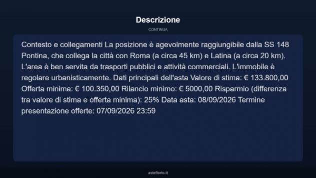 Immobile in asta di 106 m² con più di 5 locali in vendita a Aprilia - Foto 13