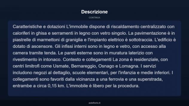 Immobile in asta di 44 m² in vendita a Carnate - Foto 16
