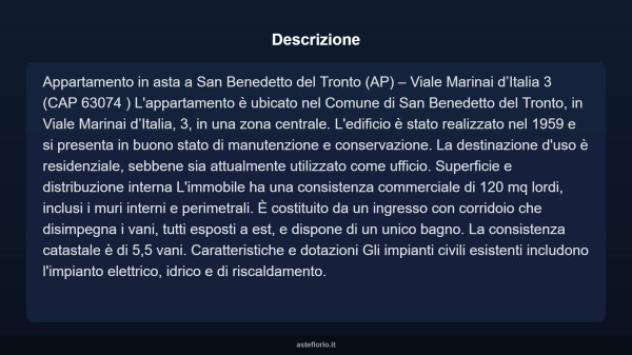 Immobile in asta di 120 m² in vendita a San Benedetto del Tronto - Foto 4