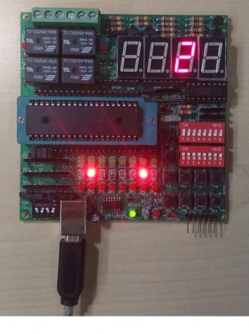 Micro-GT mini scheda programmazione PIC 16F876A - Foto 7