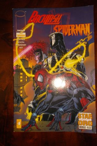 star magazine oro n°33"backlash/spiderman"(star comics,1997)