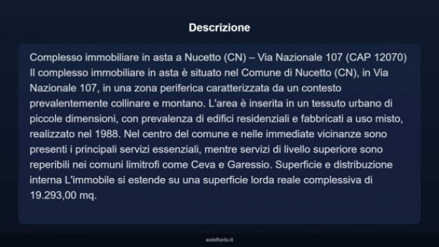Immobile in asta di 19293 m² in vendita a Nucetto - Foto 10