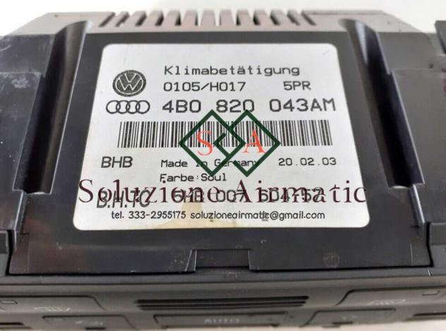 4B0820043AM 5HB00760457 Audi A6 2.5 centralina comando clima Hella - Foto 3