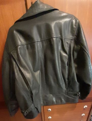 Giubbotto di pelle vintage tg xl usato poco - Foto 5
