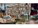 set candelabro con 19 applique imponente a tre bracci 1930