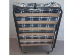 Letto pieghevole struttura metallo materasso e Doghe Legno
