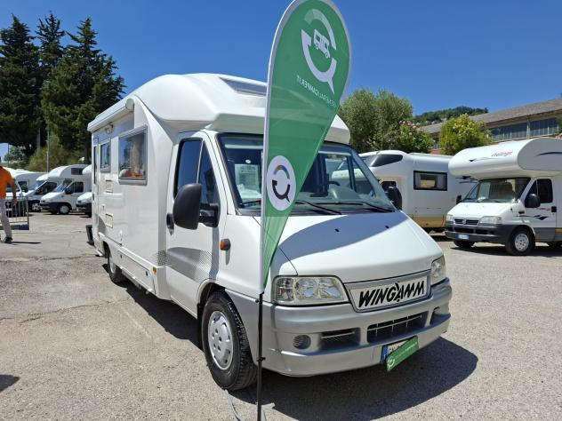 CAMPER WINGAMM DUCATO SEMINTEGRALE DINETTE BASCULANTE CLIMATIZZATORE FOTOVLTAICO CAMPEGGIO USATI GENERALI 1575 - Foto 2