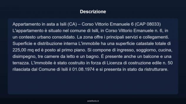 Immobile in asta di 225 m² con più di 5 locali in vendita a Isili - Foto 3