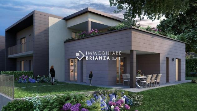 MONTICELLO BRIANZA: IN VENDITA AMPIO 2 LOCALI CON GIARDINO, TAVERNA E BOX DOPPIO - Foto 2