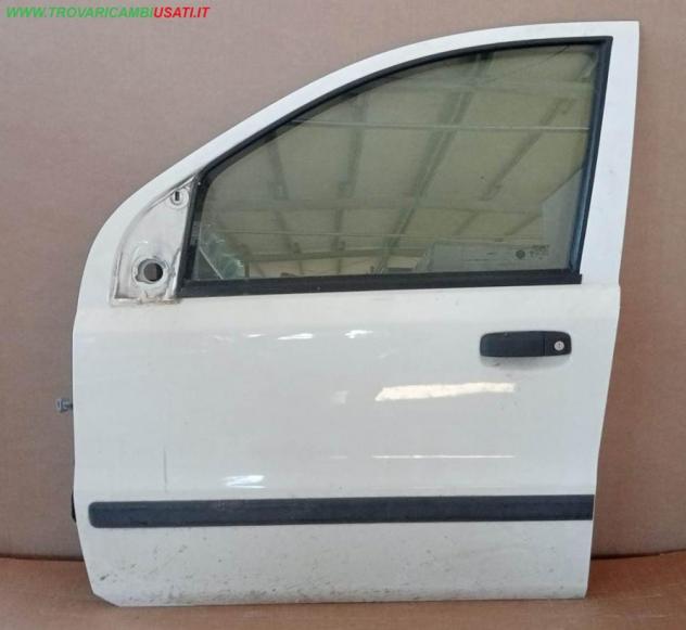 PORTA ANT.S. BIANCA C/ALZ. E SERR. 999-U65694 Carrozzeria  Lamierati esterni  Porte  Porta ant. sx. FIAT - PANDA - 2003  2011