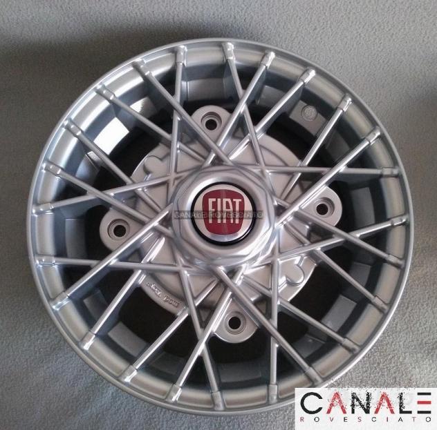 Cerchi RAY SILVER 4,5x12 4x190 fiat 500 l f r - Foto 2