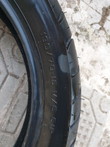 COPPIA PNEUMATICI CAGIVA Mito 1994 1995 1996 1997 1998 1999 - Foto 4